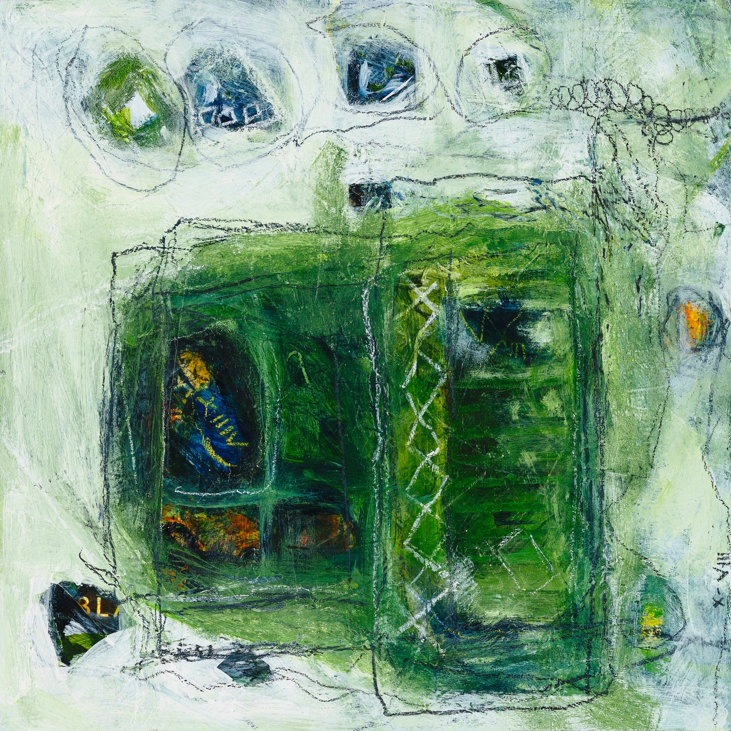 Abstract series, Lime Green